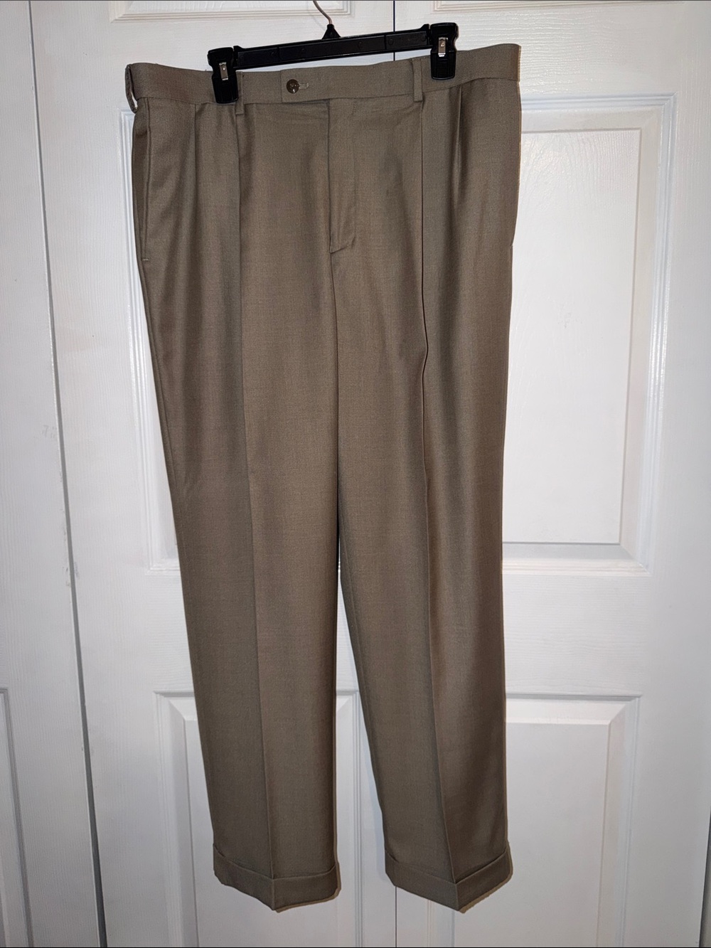 Louis Raphael Neutral Tan Dress Trousers